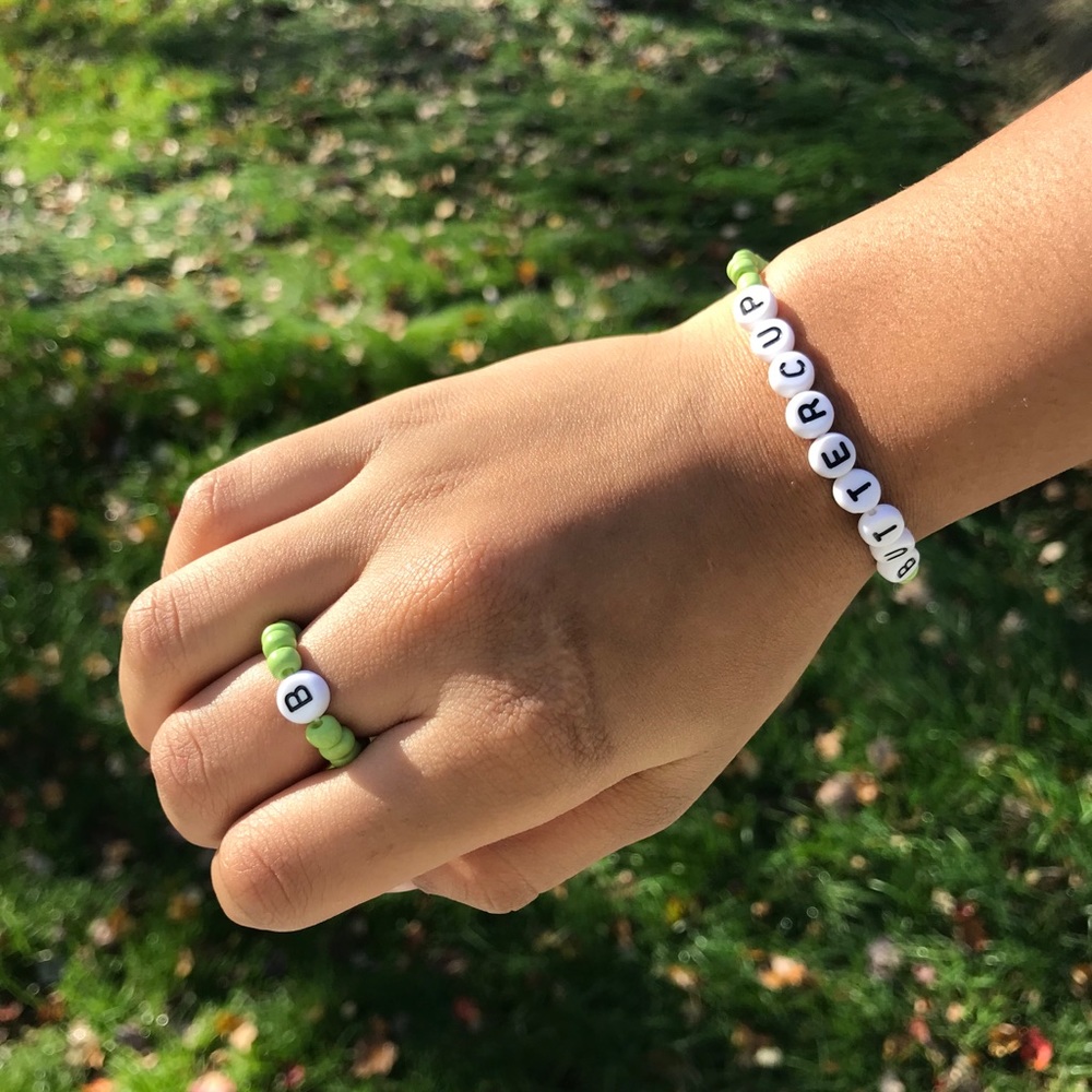 Power puff girl bracelets trio set